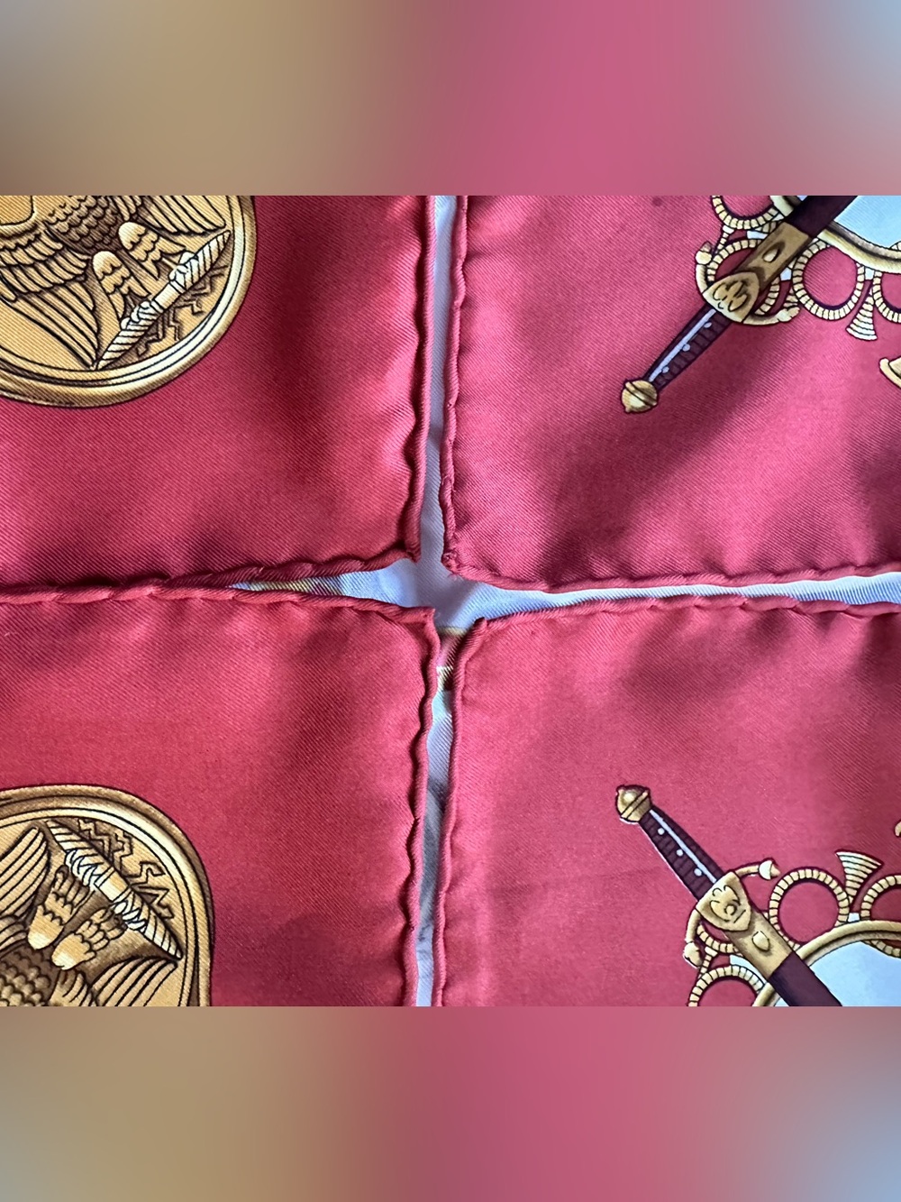 Authentic Hermes silk 90 cm scarf- Livree Imperiale by Philippe Ledoux - Picture 9 of 15